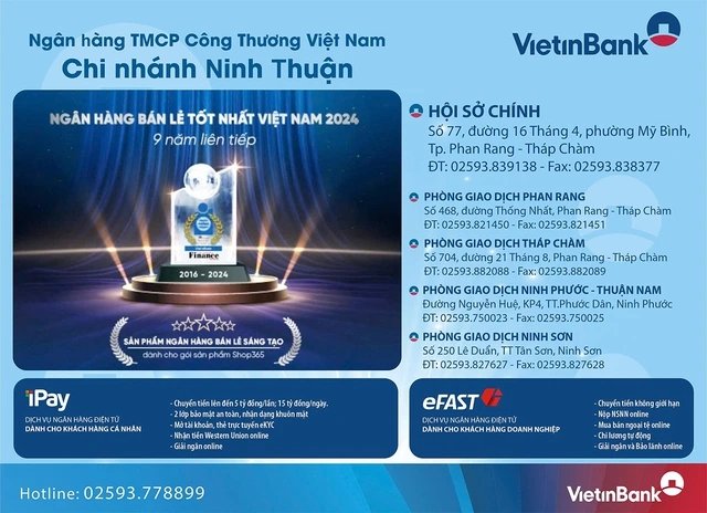 KHÁCH HÀNG CÓ BIẾT? VIETINBANK NINH THUẬN ĐANG VƯƠN XA TRONG CHUYỂN ĐỔI SỐ VỚI NHỮNG BƯỚC TIÊN PHONG!