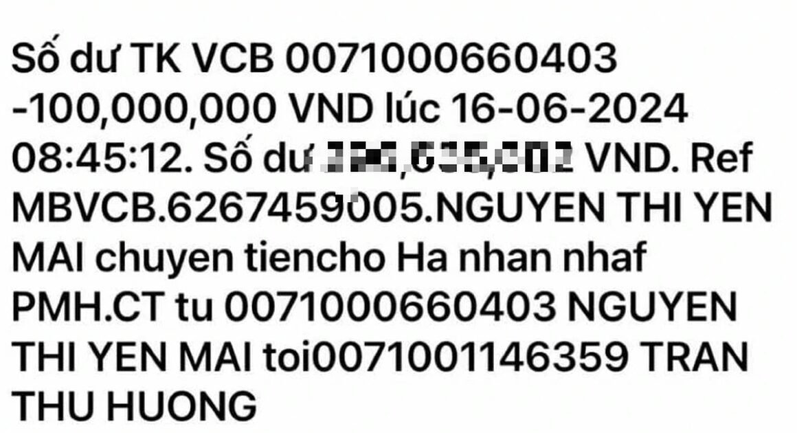 CHUYỂN NHẦM 100 TRIỆU QUA ỨNG DỤNG VIETCOMBANK, BÀ YẾN MAI ĐỢI HƠN NĂM CHƯA ĐƯỢC HOÀN TIỀN VÌ AI ĐÓ BIỆT TÍNH?