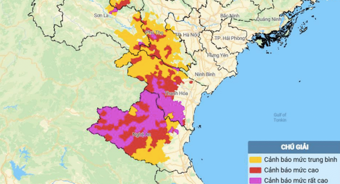BẮC BỘ, THANH HÓA, NGHỆ AN CÓ THỂ GẶP MƯA LỚN VỚI HƠN 200 MM CHỈ SAU BÃO SỐ 3!