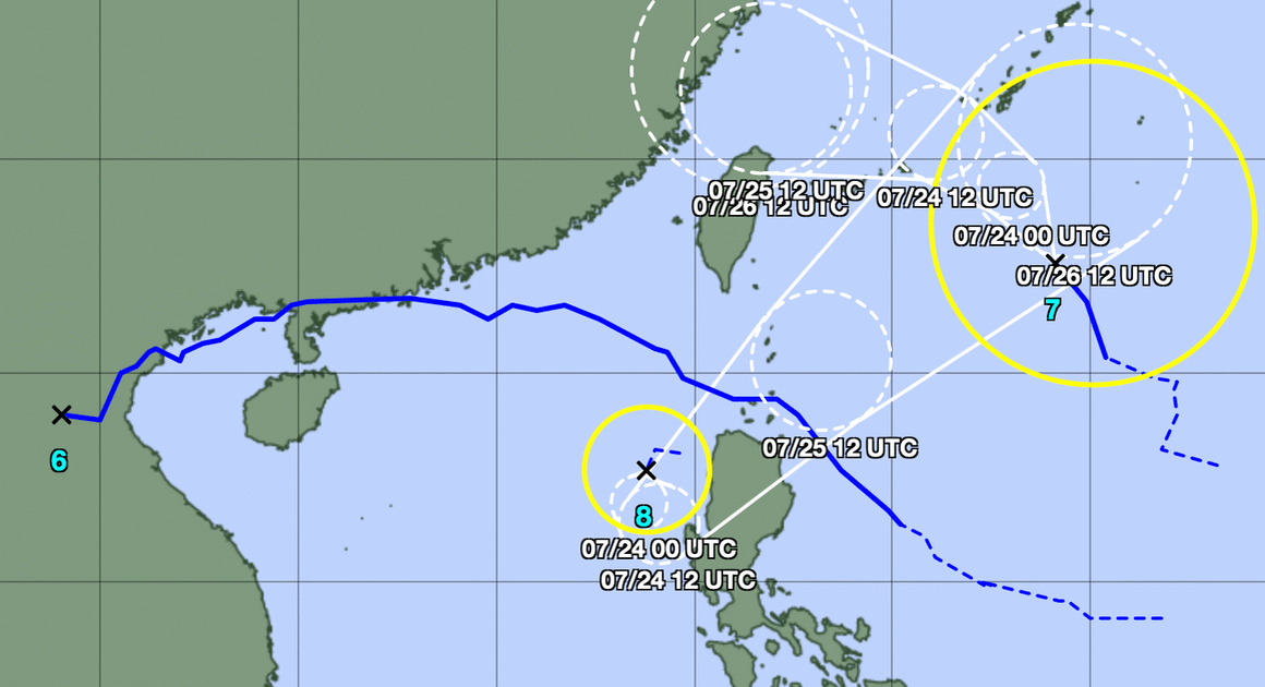 ÁP THẤP NHIỆT ĐỚI MẠNH LÊN THÀNH BÃO SỐ 4 TỪ BIỂN ĐÔNG, BÃO ĐÔI ĐẬM NHẬN TRONG KHU VỰC TÂY THÁI BÌNH DƯƠNG!