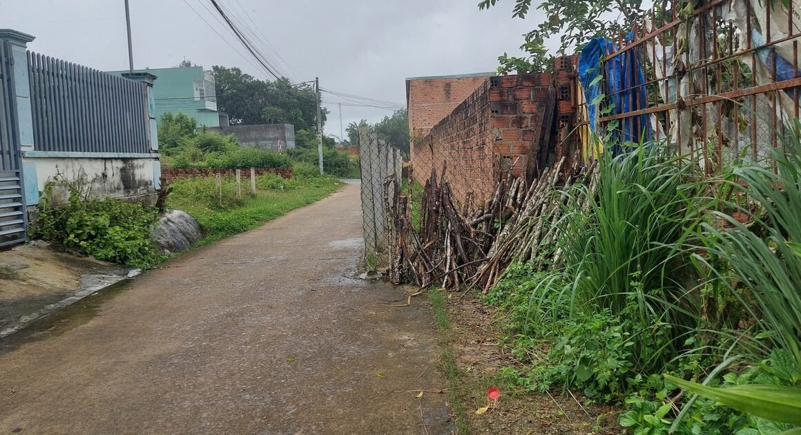 HÀNG RÀO ĐƯỢC XÂY TRÊN ĐƯỜNG DẪN VÀO KHU DÂN CƯ: CHIẾN TRANH ĐẤT ĐAI Ở QUẢNG NGÃI