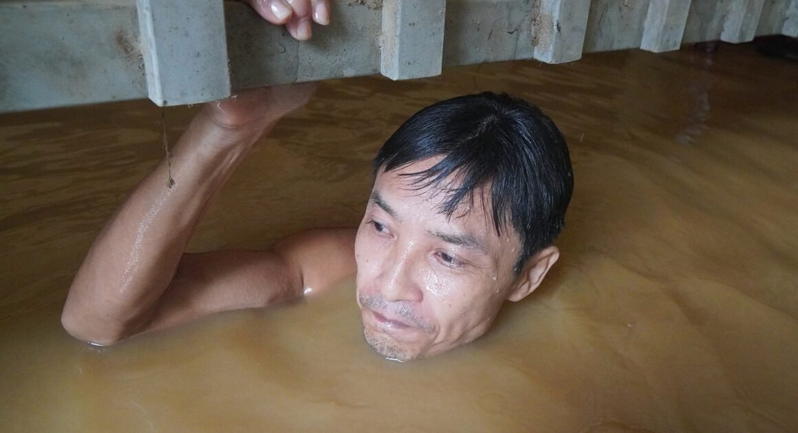 THỦY ĐIỆN XẢLŨ LỚN GÂY NGẬP NƯỚC, TIỂU KHU CẨM THUỶ ĐANG NGẬT NGÙA