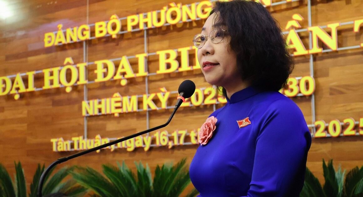 BÀ HÀNG THỊ THU NGA ĐƯỢC CHỈ ĐỊNH LÀM BÍ THƯ ĐẢNG ỦY PHƯỜNG TÂN THUẬN NHIỆM KỲ 2025 – 2030: BƯỚC ĐI MỚI VÀO TƯƠNG LAI PHƯỜNG?