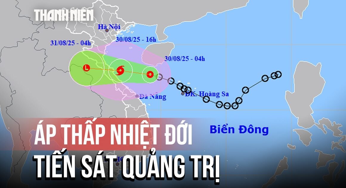 ÁP THẤP NHIỆT ĐỚI CÓ KHẢ NĂNG MẠNH LÊN THÀNH BÃO, SẴN SÀNG ẢNH HƯỞNG ĐẾN CÁC TỈNH MIỀN TRONG 12 GIỜ TỚI!