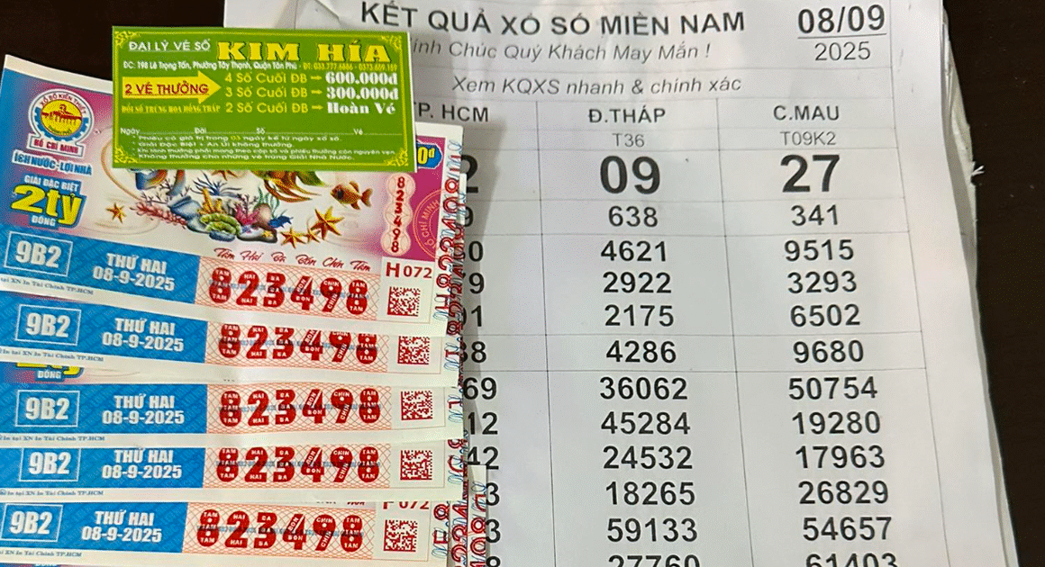 AI ĐÃ NHẬN ĐƯỢC TIỀN TRÚNG LỚN TỪ XỔ SỐ MIỀN NAM, ĐẠI LÝ ĐANG ĐỐI THƯỞNG NHƯ THẾ NÀO?