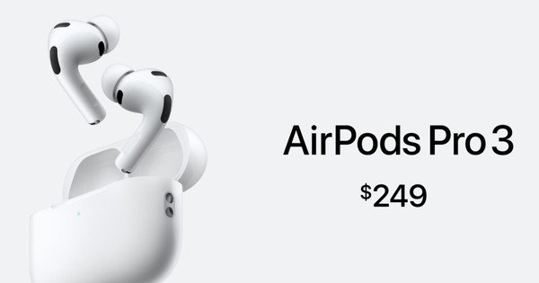 KHÁM PHÁ AIRPODS PRO 3 VỚI CẢM BIẾN MẠNH HƠN, TRẢI NGHIỆM DỊCH TRỰC TIẾP ĐẲNG CẤP NHẤT VÙNG , CHỐNG ÔN CHỦ ĐẠO ĐƯỢC GIỚI THIỆU LÀ “TỐT NHẤT THẾ GIỚI”!