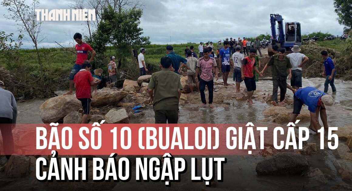 BÃO SỐ 10 ĐANG ẢNH HƯỞNG NHƯ THẾ NÀO ĐẾN GIÁ TRỊ CỦA CÁC SÔNG TRÊN TOÀN QUỐC?