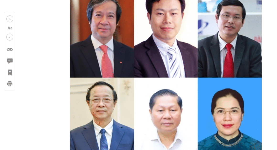 SỰ THAY ĐỔI ĐÁNG CHÚ Ý TRONG LĨNH VỰC PHỤ TRÁCH CỦA CÁC LÃNH ĐẠO BỘ GIÁO DỤC ĐÀO TẠO SAU KHI THỨ TRƯỞNG LÊ QUÂN NHẬN NHIỆM VỤ VÀ CỰU THỨ TRƯỞNG HOÀNG MINH SƠN CHUYỂN HƯỚNG
