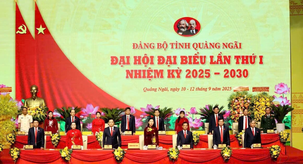 KHỞI ĐỘNG ĐẠI HỘI ĐẢNG BỘ TỈNH QUẢNG NGÃI LẦN THỨ I, 450 ĐẠI BIỂU CHUẨN BỊ CHO GIAI ĐOẠN MỚI!