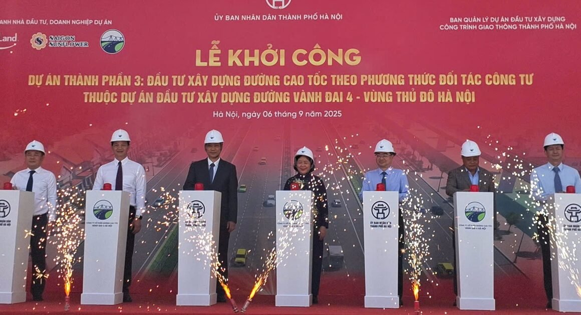 KHỞI CÔNG DỰ ÁN VÀNH ĐAI 4 – VÙNG THỦ ĐÔ HÀ NỘI: DÒNG CHẢY GIAO THƯƠNG MỚI ĐANG ĐẾN!