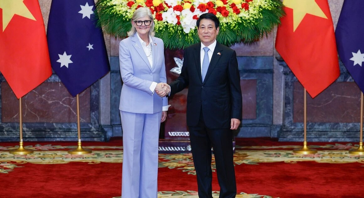 CHỦ TỊCH NƯỚC LUƠNG CƯỜNG VÀ TOÀN QUYỀN ÚC SAM MOSTYN HỘI ĐÀM GHINHẬN NHỮNG ĐIỂM MỚI CỦA MỐI QUAN HỆ ĐẶC BIỆT NĂM 2023