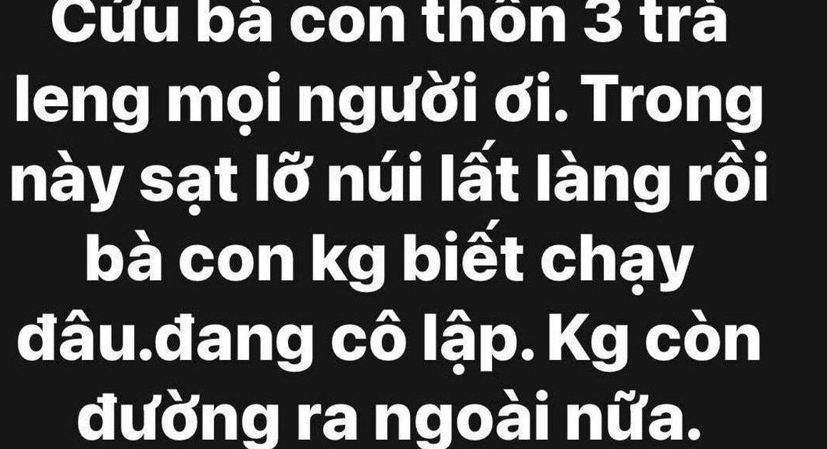 SỰ THẬT VỀ CÁC VIDEO CẦU CỨU TRÊN MẠNG XÃ HỘI VỀ SỨC ẢNH HƯỞNG CỦA SẠT LỞ TẠI TRÀ LENG, ĐÀ NẴNG!
