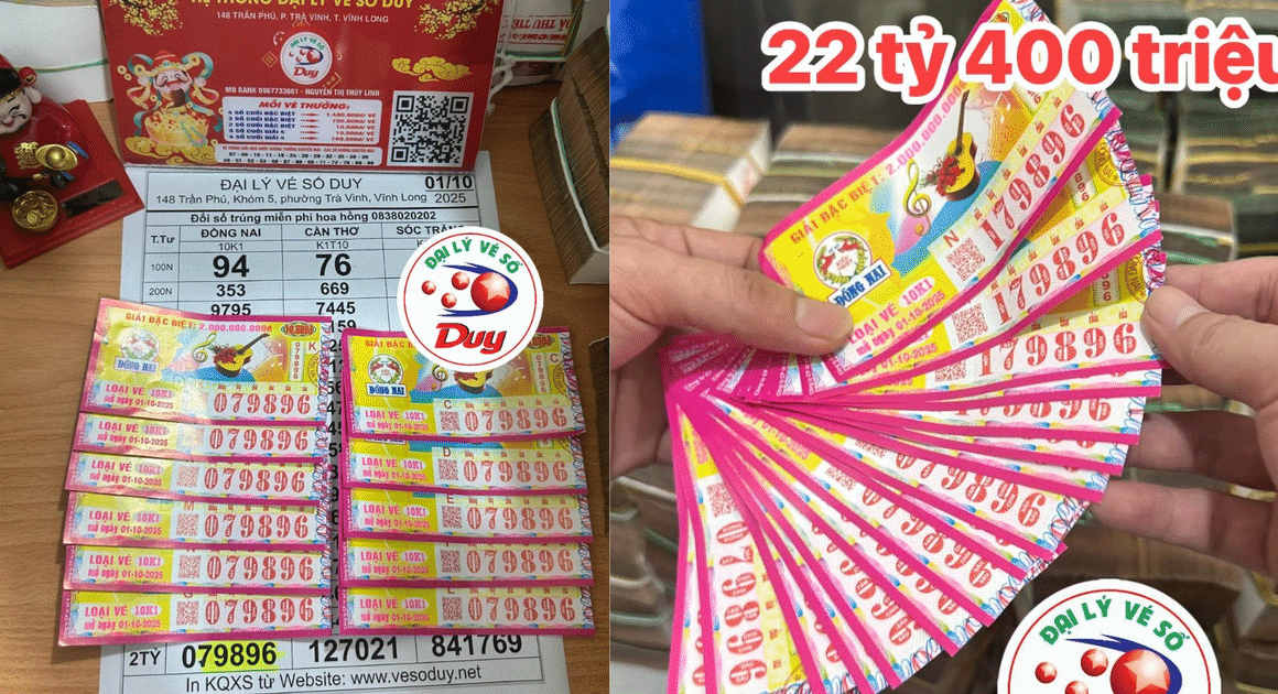 TRÚNG ĐẾN 19 TỜ VÉ ĐỘC ĐẮC VÀ SỐ TIỀN MẶT KHỦNG, THỢ BẠC Ở TP.HCM THẢ GA TẶNG HƠN 10 TRIỆU ĐỒNG MỖI NHÂN VIÊN ĐỊA LÝ