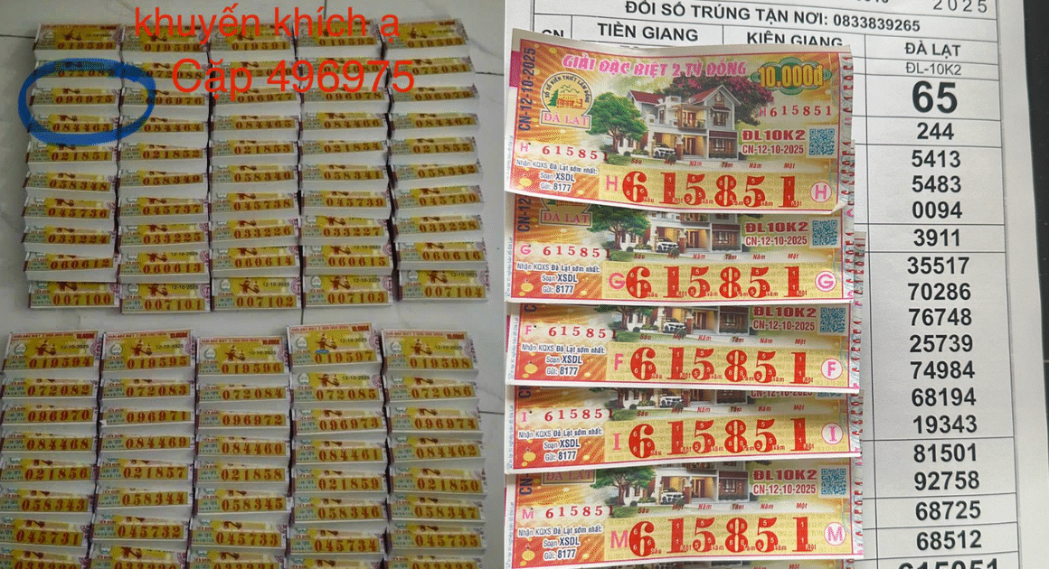 KẾT QUẢ XỔ SỐ MIỀN NAM NGÀY 12/10: AI SỬ DỤNG VÉ TRÚNG ĐỈNH TIỀN GIANG VÀ ĐÀ LẠT SẺ ĐƯỢC BẤT NGỜ!