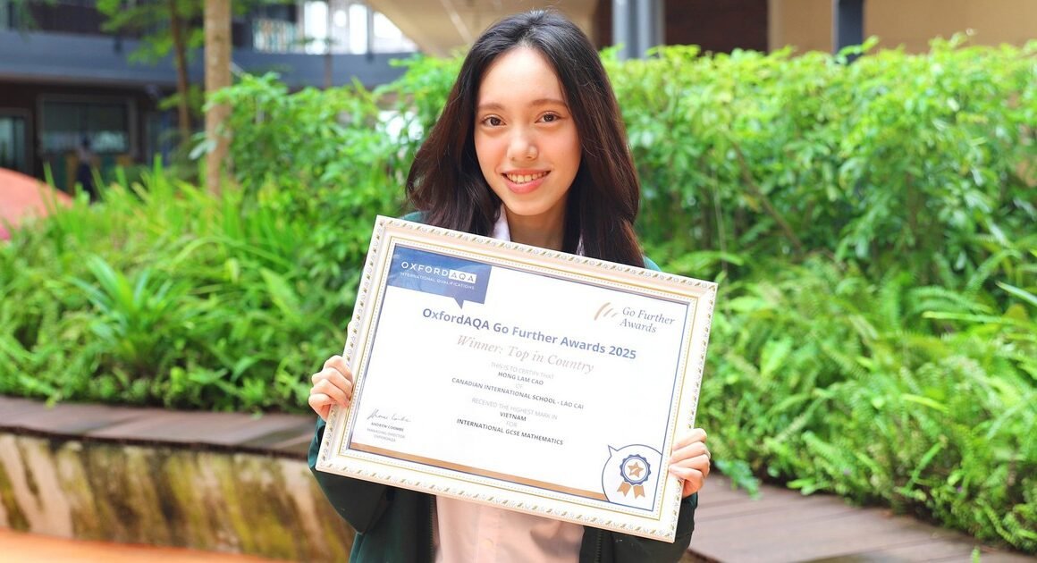 CAO HỒNG LAM DỪNG CHÂN TRÊN ĐỈNH VỮNG CHẮC NHẤT VỀ ĐIỂM TOÁN TRONG KỲ THI GCSE QUỐC TẾ!