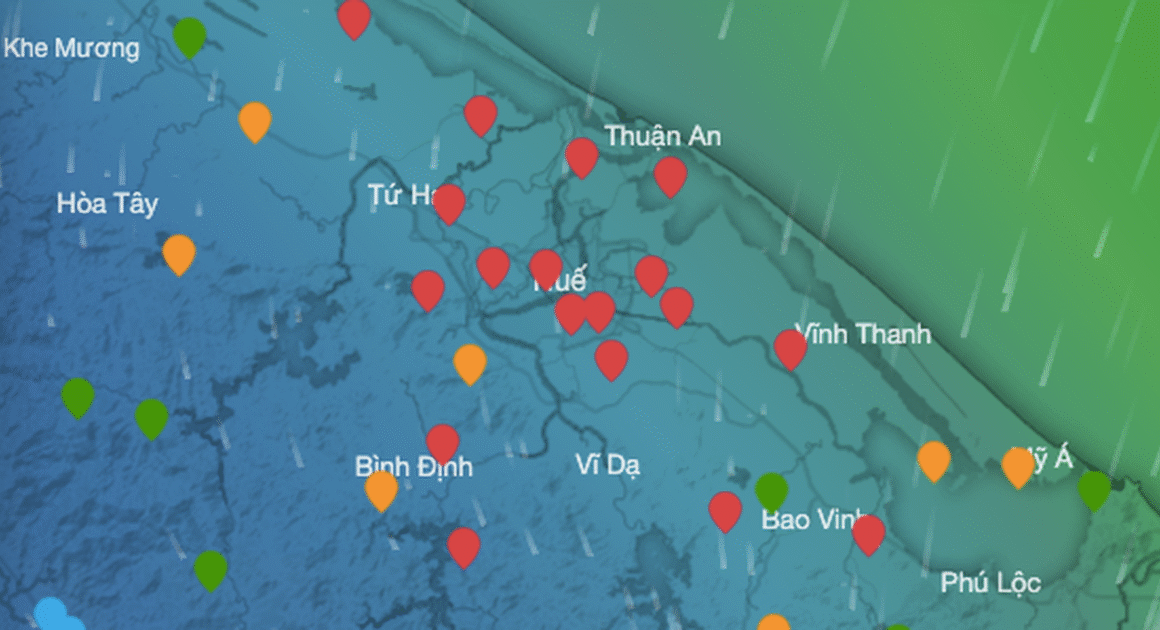 ÁP THẤP NHIỆT ĐỚI SUY YẾU, MƯA LỚN VẪN KÉO DÀI TẠI QUẢNG TRỊ ĐẾN QUẢNG NGÃI!