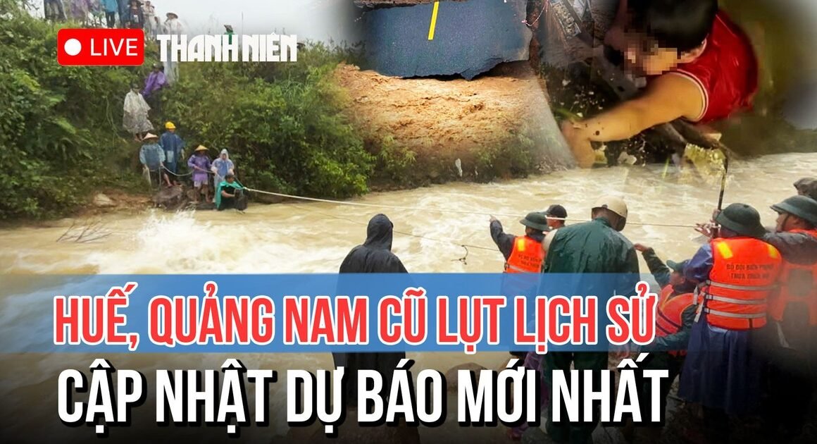LŨ SÔNG VU GIA – THU BỒN TẠI ĐÀ NẴNG VỪA VƯỢT QUA MỐC ĐÁY LỊCH SỬ, ĐANG GỢI MỞ MỘT KỶ NGUYÊN MỚI CỦA NẠN LỤT TRÊN ĐẦU CÁC TRÁM CẦU!