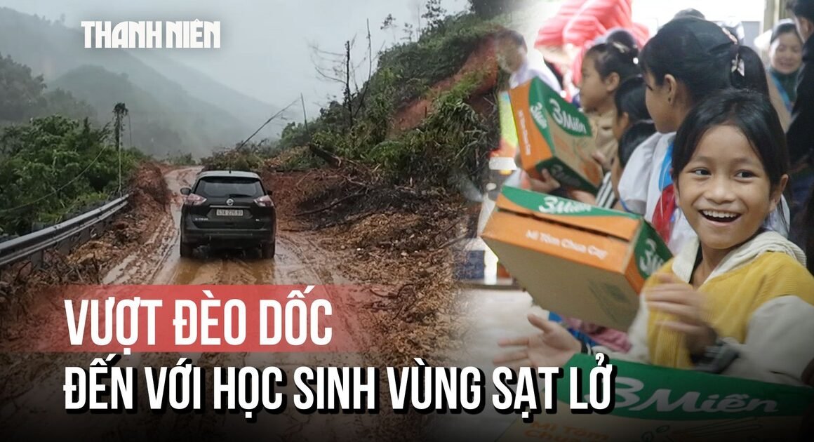 DƯ MÙA BÃO VÀ SẠT LỞ, CÁC EM HỌC SINH VẪN CỐ GẮNG ĐẾN LỚP CHĂM CHÚT NGHE GIẢNG, ĐƯỢC XÚC ĐỘNG BỞI NHỮNG PHẦN QUÀ ĐẦY Ý NGHĨA!