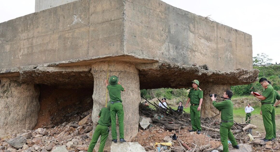 TIỀM ẨN ẨN TRONG CÂU SÔNG LÔ: CẦU BỊ MỐI NGUYÊN RỈ SÉT, DƯỚI SỰ THEO DÕI CỦA CÔNG AN PHÚ THỌ