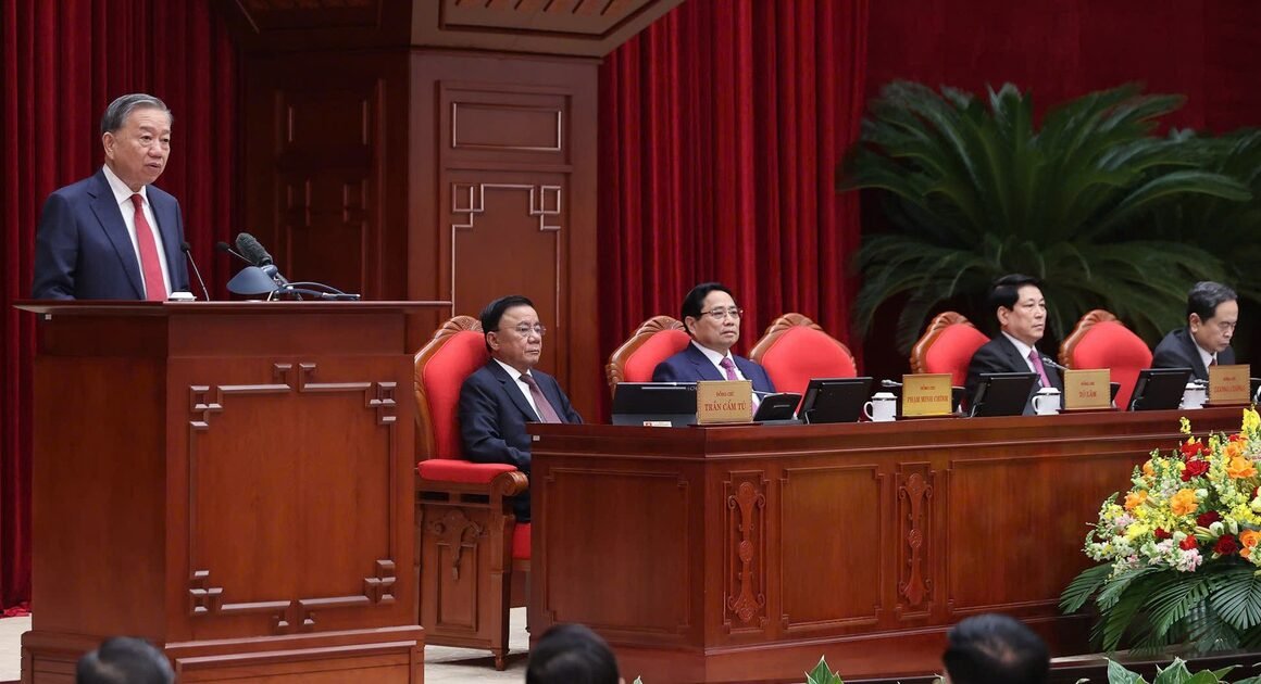 KHÁI QUÁT RỘNG MẬT VỀ HỘI NGHỊ TRUNG ƯƠNG 14 KHÓA XIII ĐANG DIỄN RA TẠI HÀ NỘI, DƯỚI SỰ CHỦ TRÌ CỦA TÔ LÂM, ĐANG MỞ RA NHỮNG CHIỀU CHUYỂN LỚN CỦA ĐẤT NƯỚC