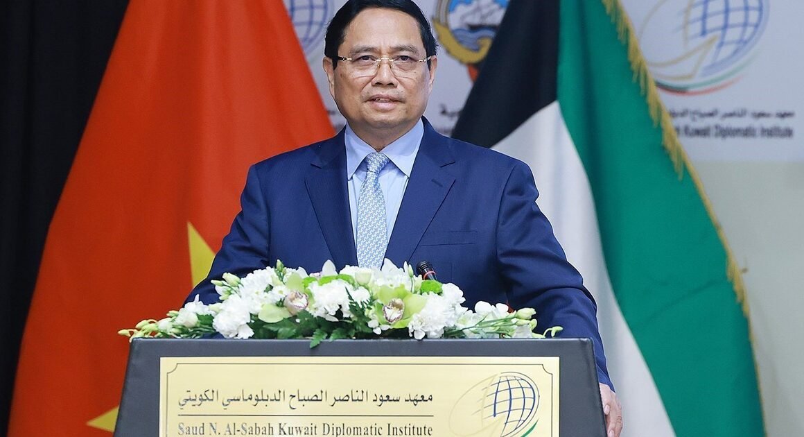 THỦ TƯỚNG PHẠM MINH CHÍNH CHỈNH THỨC GẶP GỠ VÀ ĐƯA RA CÁC CHIẾN LƯỢC LIÊN KẾT ĐẶC BIỆT VỚI KUWAIT TRONG CHUYẾN THĂM NẶNG GIÁ TRỊ MIỀN TRÊN HÀNH TRÌNH PHÁT TRIỂN HỢP TÁC.