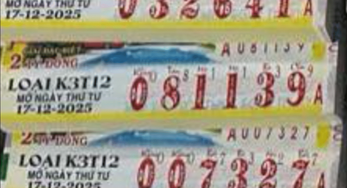 KHÁM PHÁ KẾT QUẢ ĐẶC BIỆT NGÀY 17/12: ĐỒNG NAI VÀ SÓC TRĂNG CÙNG TRÚNG DÃY SỐ MAY MẮN!