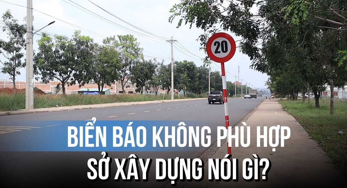 BIỂN BÁO 20 KM/GIỜ Ở ĐỒNG NAI GÂY KHÓ CHO TÀI XẾ, SỞ XÂY DỰNG XÁC NHẬN VẬY ĐÂY LÀ SAI LẦM!