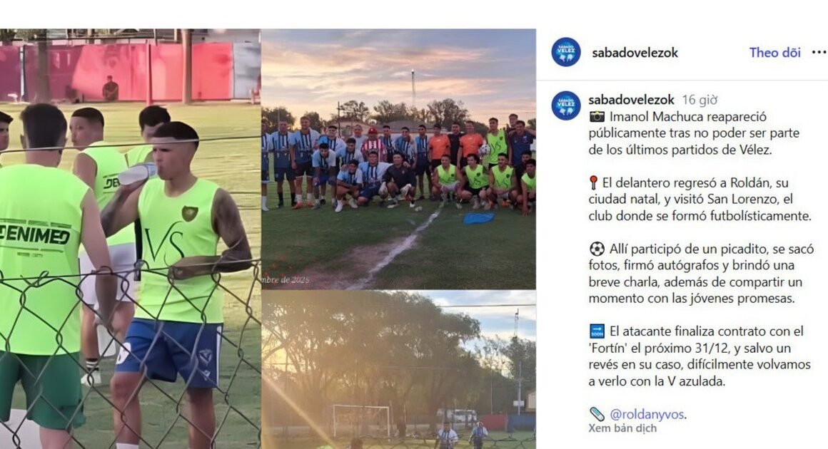 IMANOL MACHUCA ĐẾN SÂN TẬP SAN LORENZO DƯỚI GẬY, BẤT CHẤP ÁN CẤM CỦA FIFA!