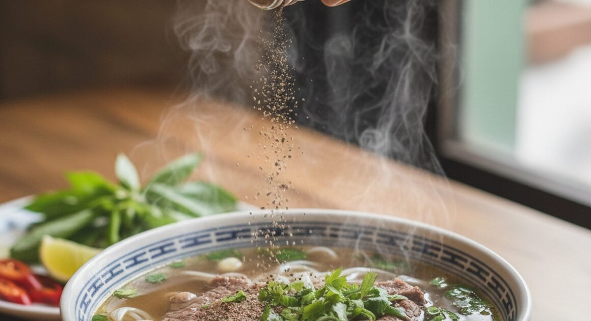 TẠI SAO VIỆC RẮC TIÊU VÀO BÁNH, PHỞ LẠI MANG ĐẾN NHỮNG LỢI ÍCH TUYỆT VỜI CHO SỨC KHỎE?