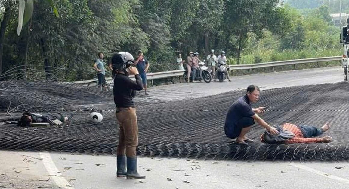 MẤT TẤT CẢ CẢNH GIÁC, LƯỚI THÉP RƠI XUỐNG ĐƯỜNG, GÂY THƯƠNG NHIỀU NGƯỜI TRÊN ĐƯỜNG TẠI CẦU THỦ BIÊN