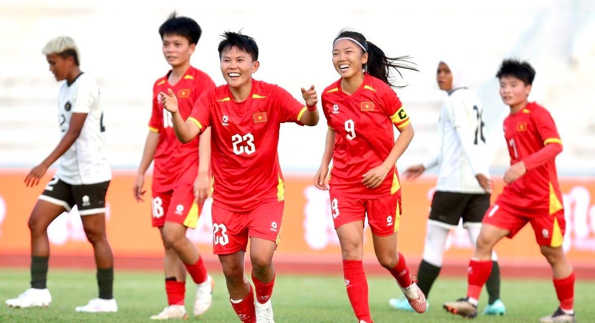 ĐỘI TUYỂN NỮ VIỆT NAM CHIẾN THẮNG ĐỊCH KHÁ NẶNG, GIÀNH VÉ CHIẾN HẠ GAME GOLD SEA GAMES 33!