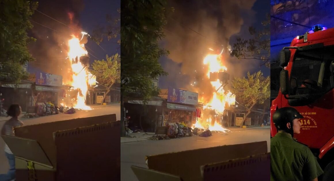 CHÁY NỔ ĐÁNG LO NGẠI TRÊN ĐƯỜNG QUÁCH ĐIÊU: NHIỀU HỘ KINH DOANH BỊ ẢNH HƯỞNG NẶNG