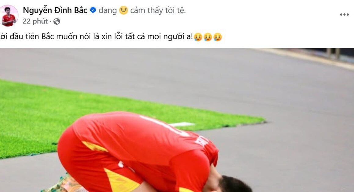 NGUYỄN ĐÌNH BẮC GÂY CHO NHÂN ĐỌC GÌ KHÓC, GẬY TÂM TRÍ SAU TRẬN BÁN KẾT, LỜI XIN LỖI GÌ CHỌC VÀO TRÁI TIM NGƯỜI HÂM MỘ!