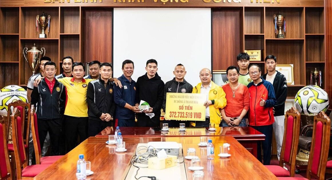 CHÀO MỪNG MỘT MÙA TẤN XUÂN TRÀN ĐẦY NHIỀU YÊU THƯƠNG VỚI HƠN 400 TRIỆU ĐỒNG TỪ CỘNG ĐỒNG VÀ DOANH NGHIỆP CHO CLB THANH HÓA