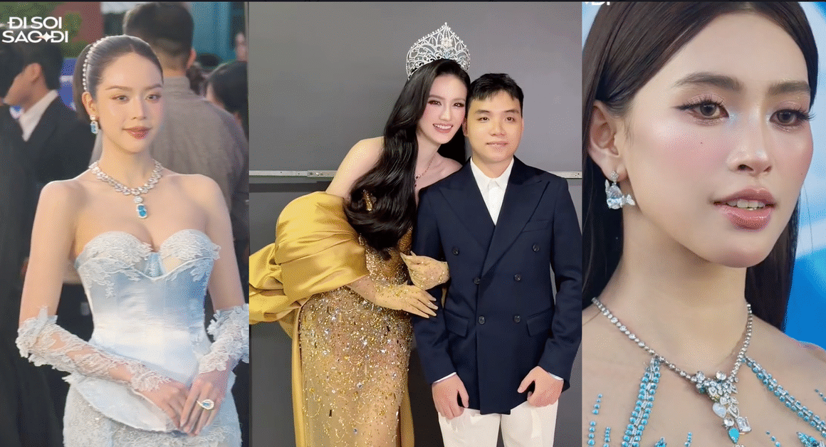 VŨ TRỤ MỸ NHÂN ĐÁP ỨNG NGAY TRÊN THẢM ĐỎ CHUNG KẾT MISS WORLD VIETNAM!