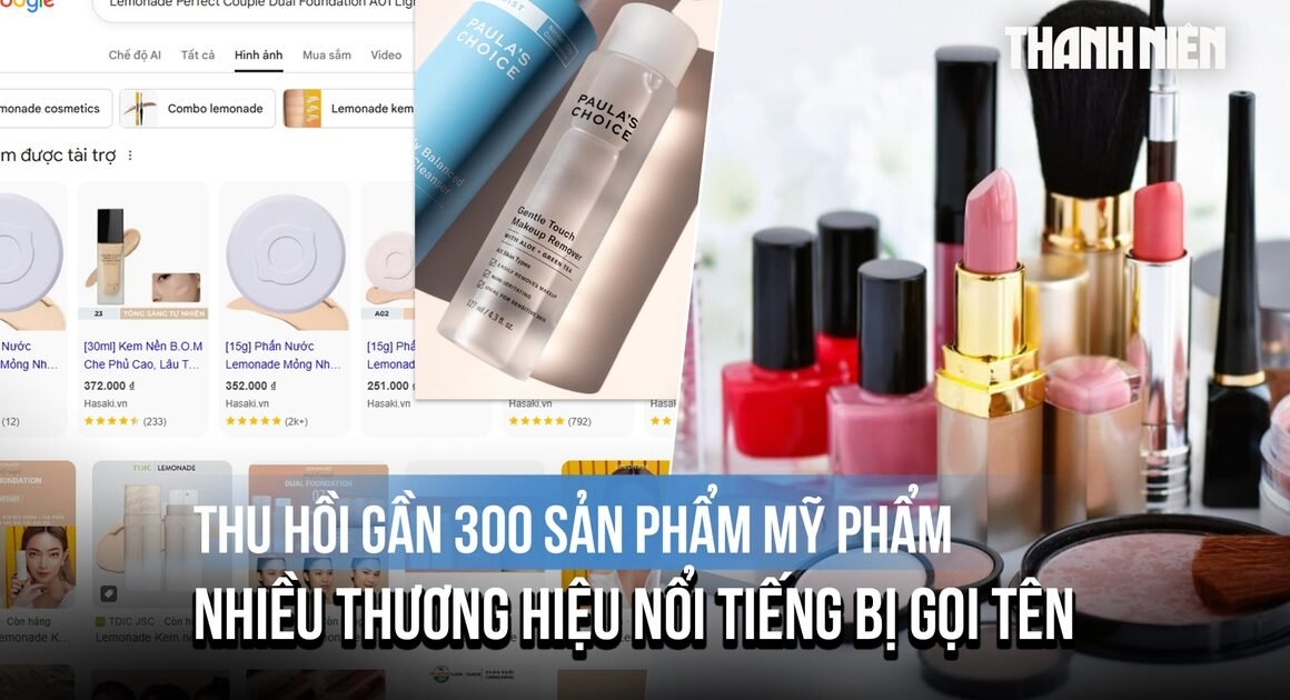 CẢNH BÁO CHẤT CẤM TRONG MỸ PHẨM: HÀNG TRĂM SẢN PHẨM NGỪNG HOẠT ĐỘNG VÌ CHỨA HỢP CHẤT NGUY HIỂM!