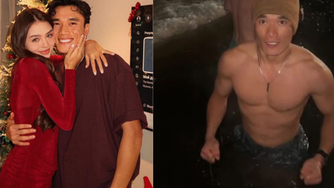 BÙI TIẾN DŨNG GÂY SỐT VỚI TRẢI NGHIỆM TẮM SÔNG BĂNG CỰC KỲ KHÓ CHỊU!