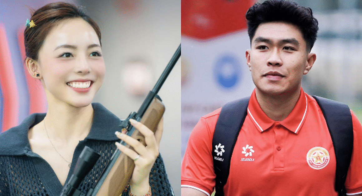 LÝ ĐỨC U23 VIỆT NAM VÀ HOTGIRL BẮN SÚNG PHÍ THANH THẢO CÙNG NGƯỜI HÂM MỘ RÊN REN!