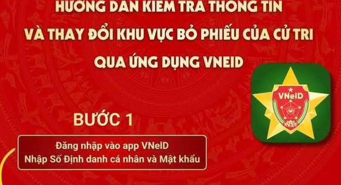 KHÔNG CẦN ĐIỀU CHUYỆN GÂY MẤT THỜI GIAN, BẤT CỨ ĐÂU BẠN CŨNG CÓ THỂ BỎ PHIẾU TRÊN MỖI MẶT HÀNG ĐIỆN TỬ VỚI ỨNG DỤNG VNeID!