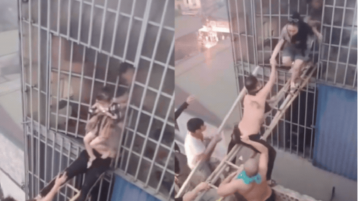 HÀNH ĐỘNG DŨNG CẢM GIẢI CỨU 7 NGƯỜI KHỎI ĐÁM CHÁY TẠI LĨNH NAM GÂY NHIỀU TRÁI TIM CẢM ĐỘNG