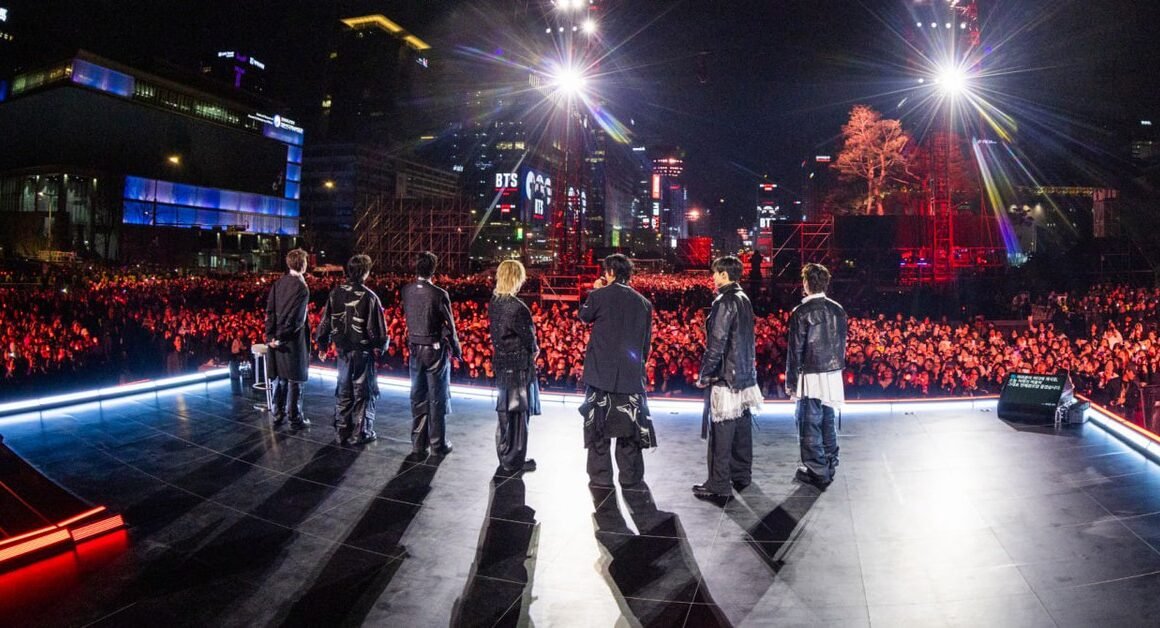 CHINH PHỤC GẦN 1 TRIỆU NGƯỜI, BTS TOÀN CẢNH DỰ KHÁCH KHỦNG Ở GANGHWAMUN!