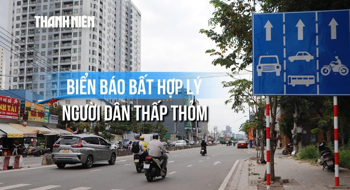 BÊN CẠNH BIỂN BÁO MỚI, GIAO THÔNG Ở LƯƠNG ĐỊNH CỦA ĐANG RỐI, AI SẼ CHỊU TRÁCH NHIỆM KHI XẢY TAI NẠN?