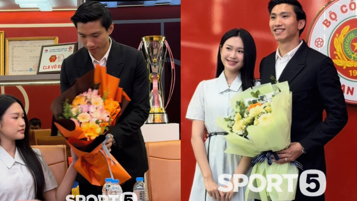 BÊN TRONG HÀNH ĐỘNG TÌNH CẢM CỦA VĂN HẬU DÀNH CHO DOÃN HẢI MY TRONG NGÀY GIA HẠN HỢP ĐỒNG CAHN FC!