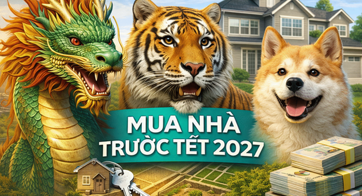 KHÁM PHÁ BA CON GIÁP MAY MẮN BẬT XẾP CƠ HỘI CHỐT NHÀ ĐẦU TIÊN TRƯỚC TẾT 2027!