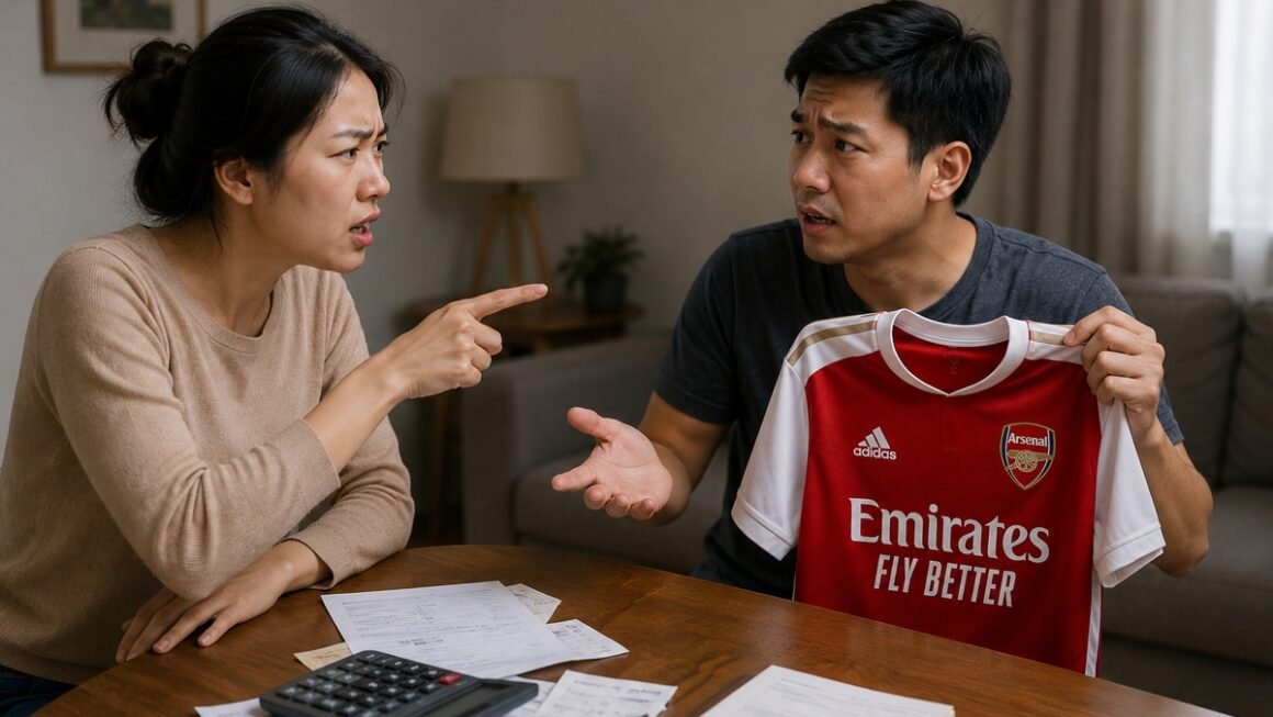 NGHĨ ĐẾN ÁO SỐNG CÙNG GIA ĐÌNH, AI NGỜ ĐƯỢC BỐN CHỮ CHUYỆN CHIẾC ÁO ARSENAL GÂY BẤT HÒA!