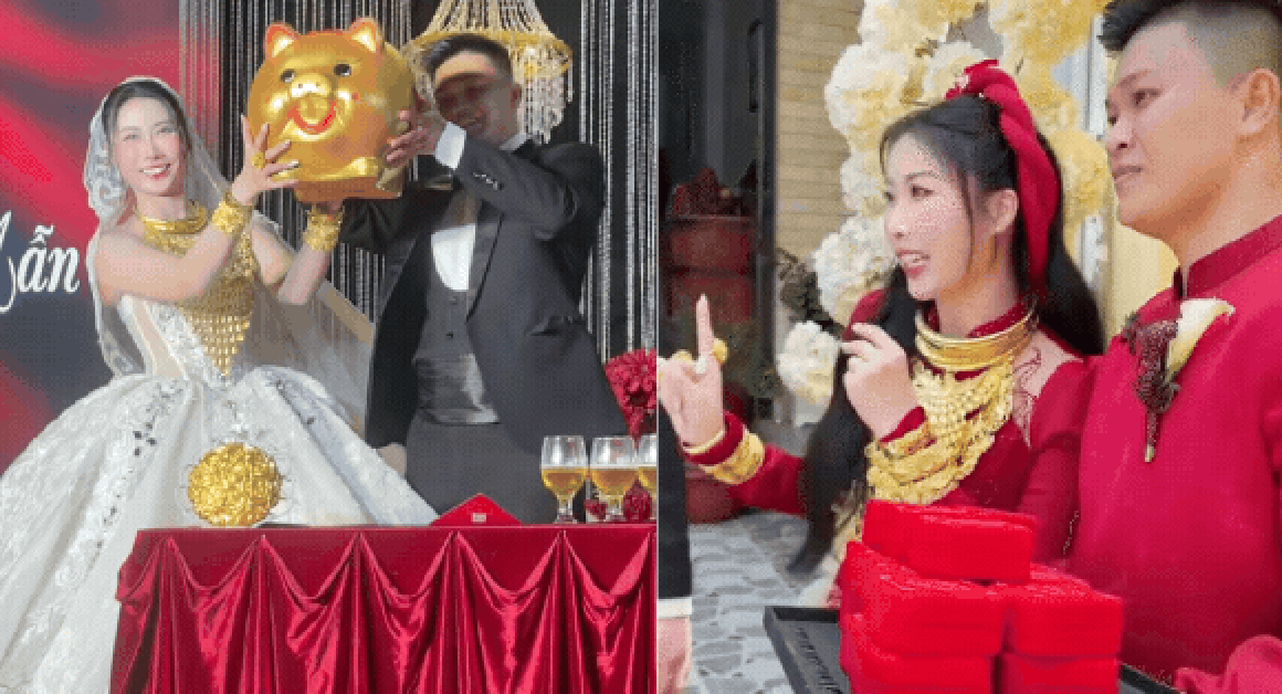 KHÁM PHÁ ĐÁM CƯỚI SANG TRỌNG CỦA ÁI NỮ TIỆM VÀNG BẾN TRE, BỊNG LIÊN TỤC GÁY TÊN TRÊN MẠNG XÃ HỘI!