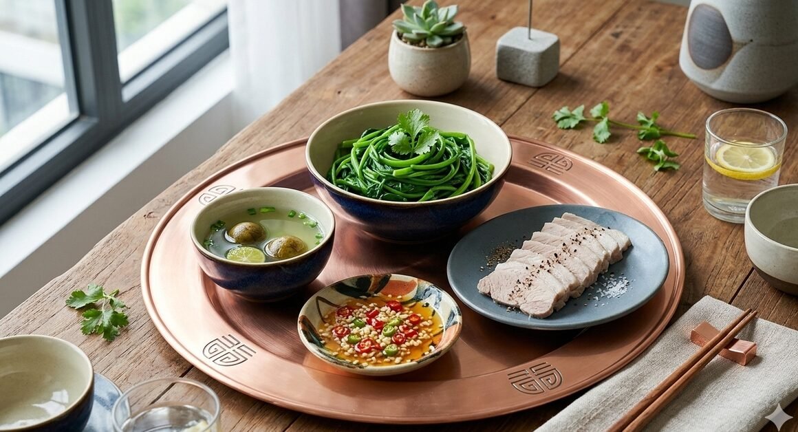 KHÁM PHÁ CÁCH TRỜI NÓNG VỚI ĐĨA THỊT LUỘC NGON MÚA CÙNG NƯỚC MẮM CHUA CHUỐI ĐANG MÙA!