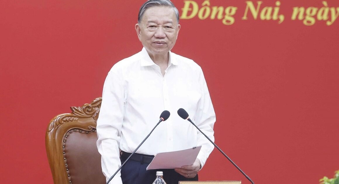 TỔNG BÍ THƯ, CHỦ TỊCH NƯỚC TÔ LÂM ĐẾN ĐỒNG NAI ĐỂ KIỂM ĐỊA NHIỀU NHIỆM VỤ QUAN TRỌNG!
