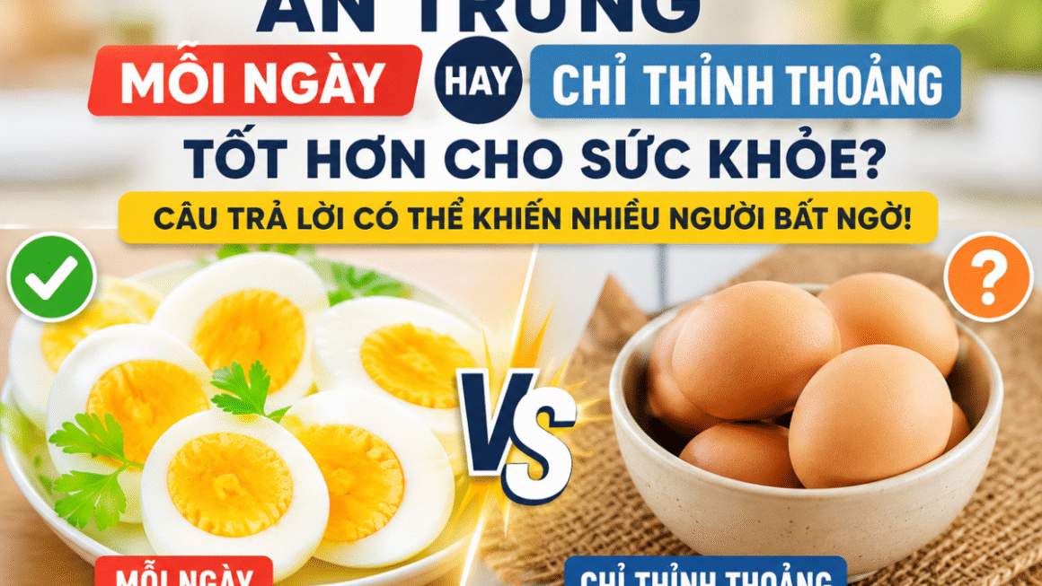 BẠN BIẾT CHƯA, SỐ LƯỢNG TRỨNG TỐI ƯU MỖI NGÀY CHO SỨC KHỎE CẢNH GIÁC?