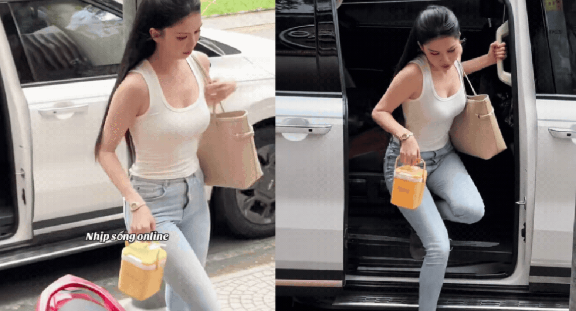 chiếc quần jeans 10 năm tuổi của ngọc trinh gây sốc vì không phải hàng hiệu mới tinh!